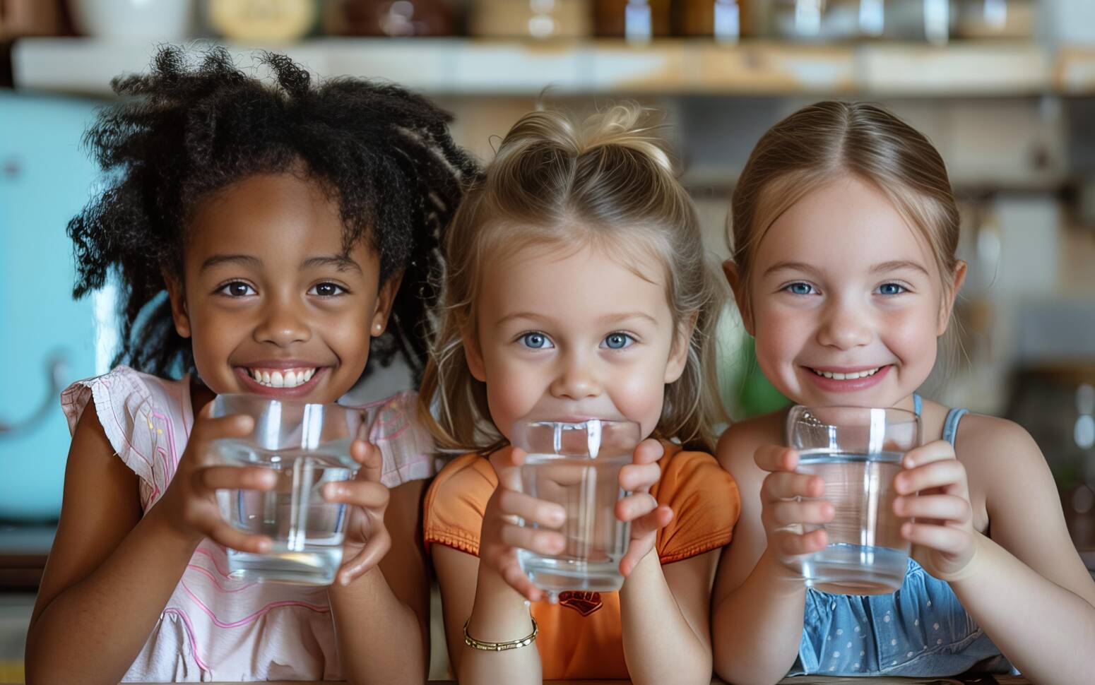 three-girls-drinking-water