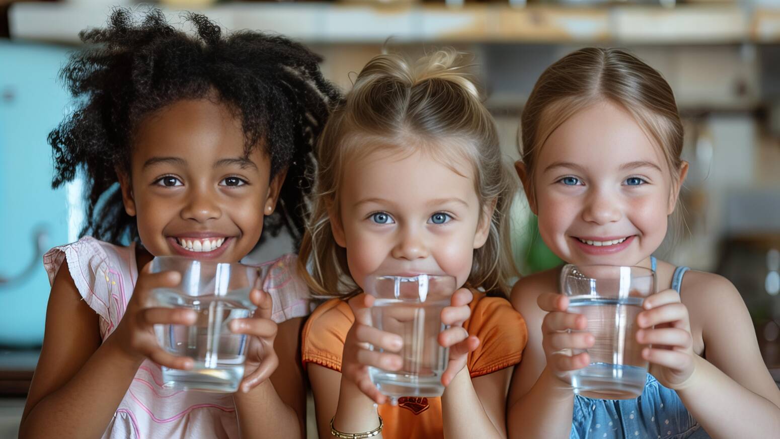three-girls-drinking-water