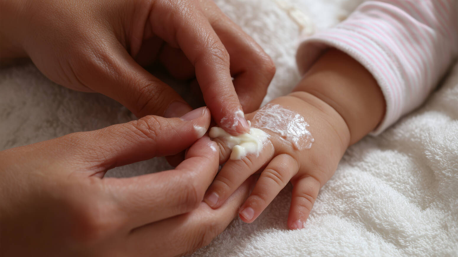 lotion-on-baby-hand