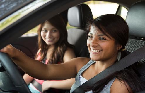 picture of teen driving